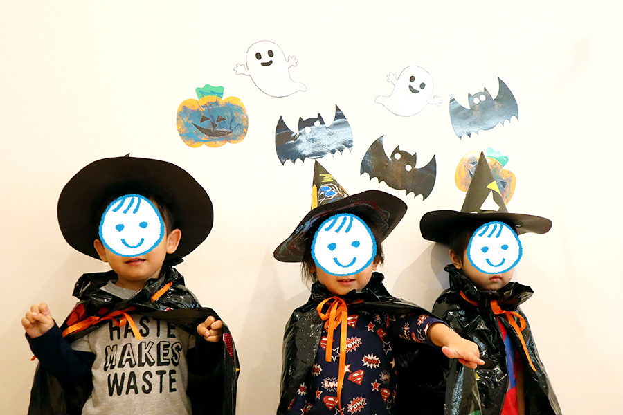 ご近所の方とハロウィン体験!